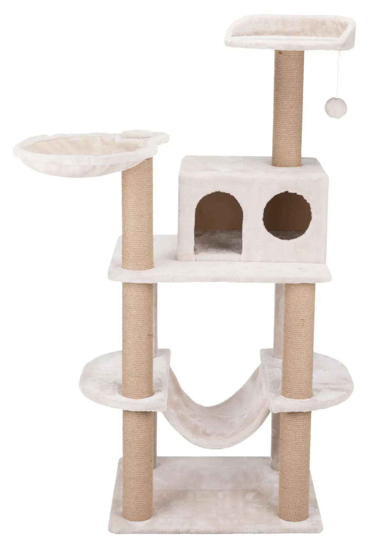 Free Shipping Federico Cat Tower with Scratching Posts Condo Platform Hammock Dangling Pom-Pom
Free Shipping Federico Cat Tower with Scratching Posts Condo Platform Hammock Dangling Pom-Pom