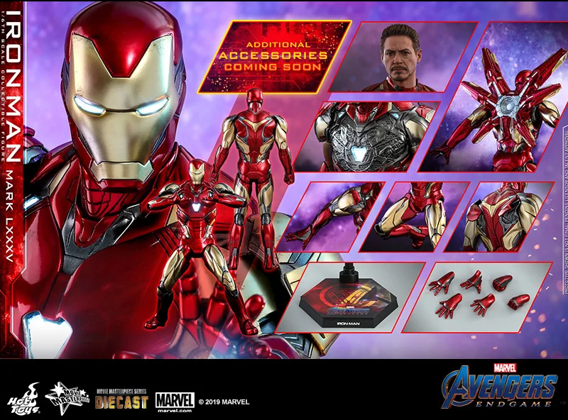 Original HotToys 1/6 Marvel The Avengers: Endgame Iron Man MK85 Marvel Movie Anime Action Figures Collection Model Toys Gift
Original HotToys 1/6 Marvel The Avengers: Endgame Iron Man MK85 Marvel Movie Anime Action Figures Collection Model Toys Gift