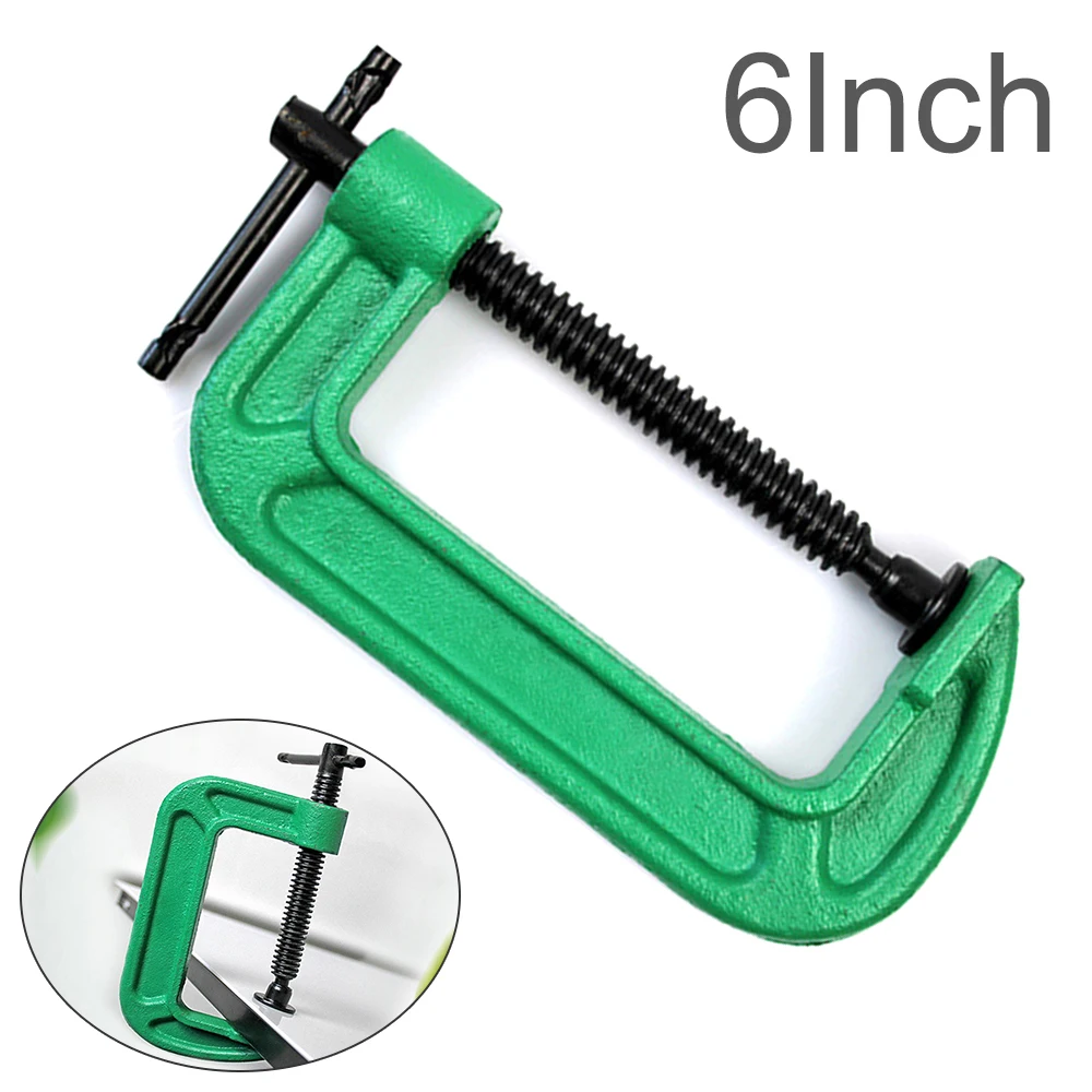 Heavy Duty Wood Working Bar 6"G type Woodworking Clamp Clamping Device DIY Carpentry Gadge
Heavy Duty Wood Working Bar 6"G type Woodworking Clamp Clamping Device DIY Carpentry Gadge