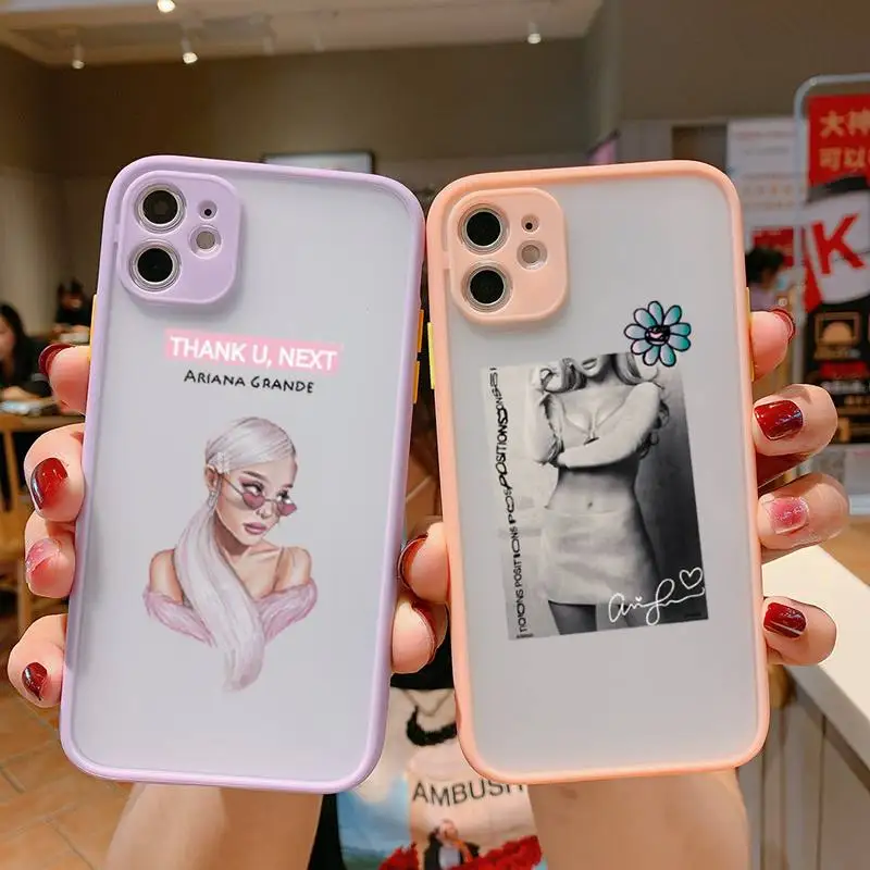 Fashion Thank U Next Phone Case For iPhone 13 12 11 Mini Pro XR XS Max 7 8 Plus X Matte transparent Pink Back Cover
Fashion Thank U Next Phone Case For iPhone 13 12 11 Mini Pro XR XS Max 7 8 Plus X Matte transparent Pink Back Cover