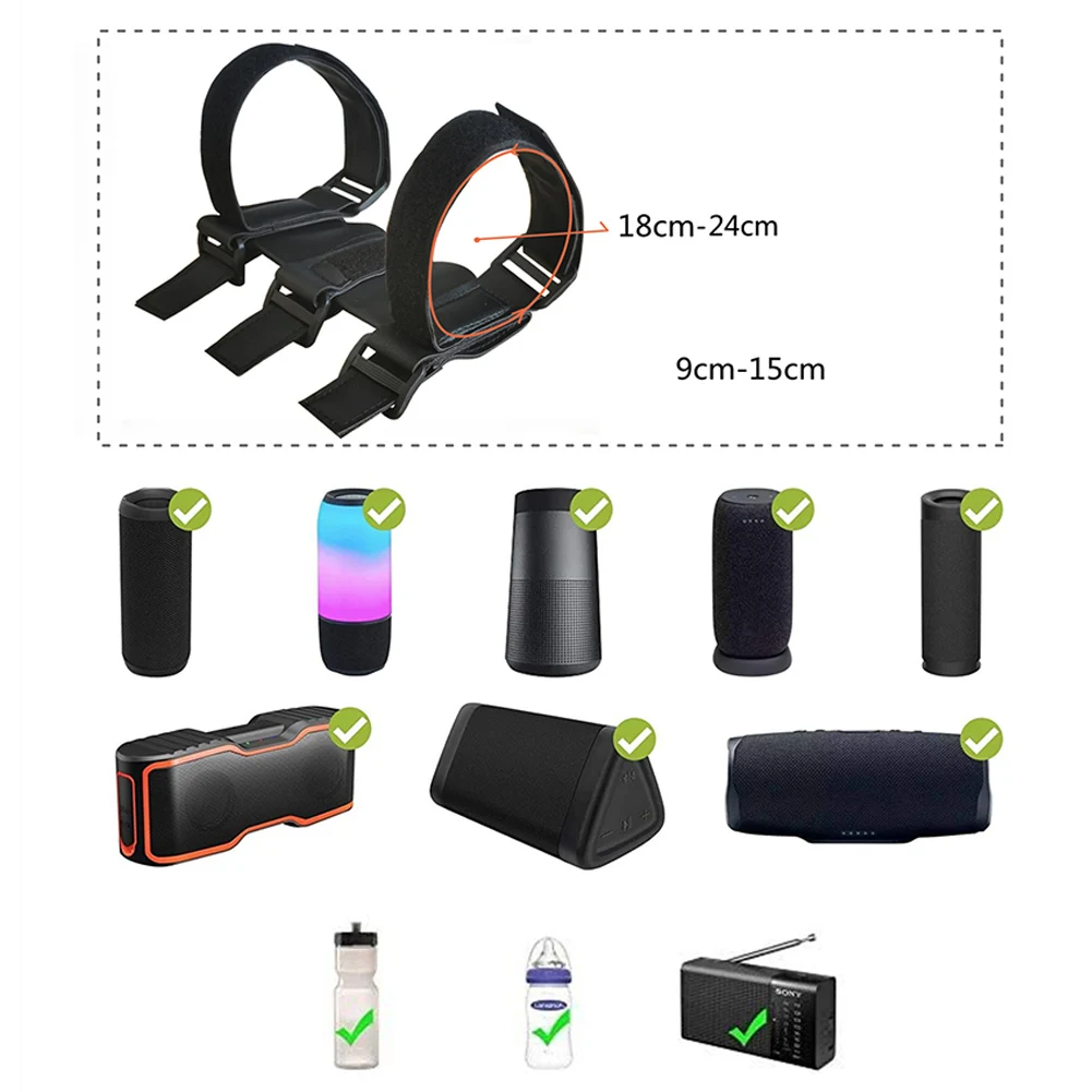 Binding Straps Speaker Strap Bicycle Accessories 1PCS Adjustable Strap Bicycle Bluetooth Universal 115x55x135mm
Binding Straps Speaker Strap Bicycle Accessories 1PCS Adjustable Strap Bicycle Bluetooth Universal 115x55x135mm