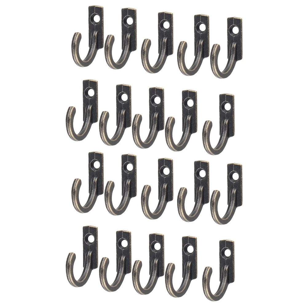 20 Pcs Wall Mounted Clothes Rack Small Hook Home Hooks 1.7x1.8cm Metal Organizer Zinc Alloy Hanger
20 Pcs Wall Mounted Clothes Rack Small Hook Home Hooks 1.7x1.8cm Metal Organizer Zinc Alloy Hanger