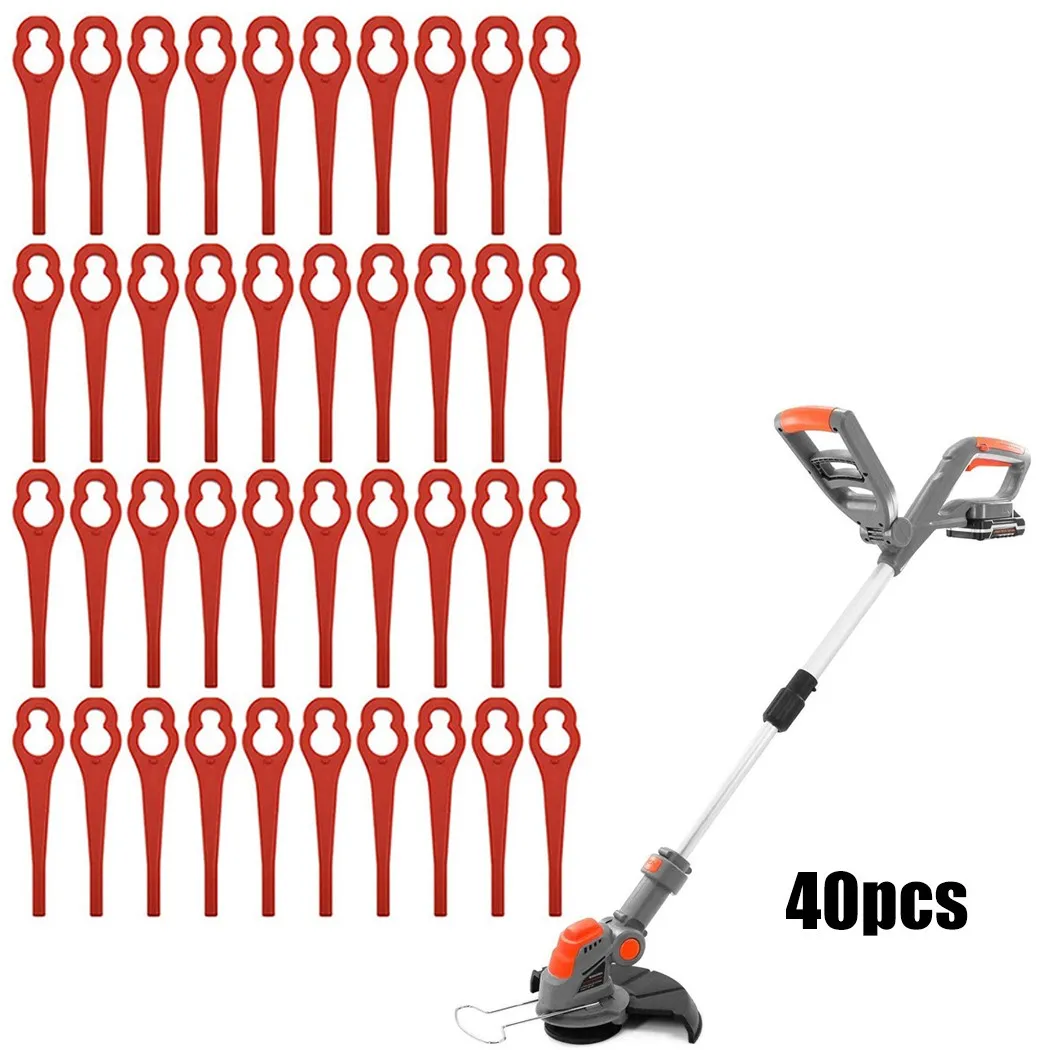 40pc Plastic Blades Set Replacement Blade For Terratek TTCGT18 TTCGT18-3 GGCGT18 Cordless Grass Strimmer Trimmer Blade
40pc Plastic Blades Set Replacement Blade For Terratek TTCGT18 TTCGT18-3 GGCGT18 Cordless Grass Strimmer Trimmer Blade
