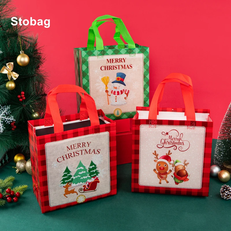 StoBag 4pcs/1Lot New Christmas Non-woven Fabric Tote Bags Candy Gift Packaging Santa Claus Kids Holiday Happy Year Party Favors
StoBag 4pcs/1Lot New Christmas Non-woven Fabric Tote Bags Candy Gift Packaging Santa Claus Kids Holiday Happy Year Party Favors