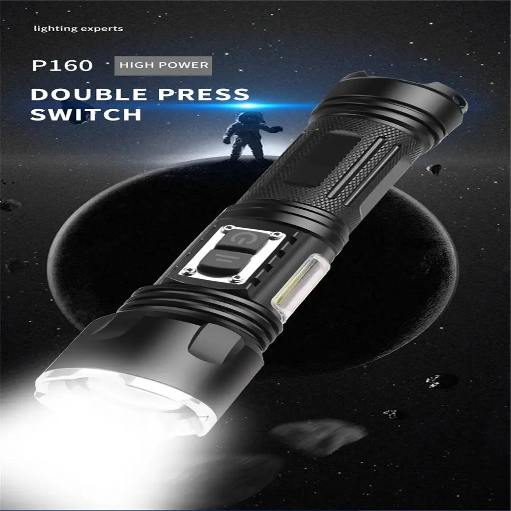 Xhp160 Mini Flashlight Type-c Rechargeable Zoomable Super Bright Outdoor Camping Torch
Xhp160 Mini Flashlight Type-c Rechargeable Zoomable Super Bright Outdoor Camping Torch