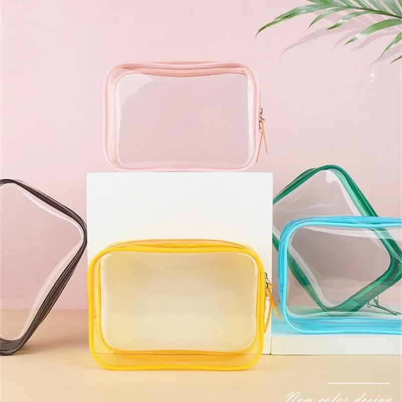 Colorful Clear Cosmetic Bag Waterproof PVC Women Makeup Bags Female Travel Make Up Bag Washing Toiletry Case Neceser Mujer
Colorful Clear Cosmetic Bag Waterproof PVC Women Makeup Bags Female Travel Make Up Bag Washing Toiletry Case Neceser Mujer