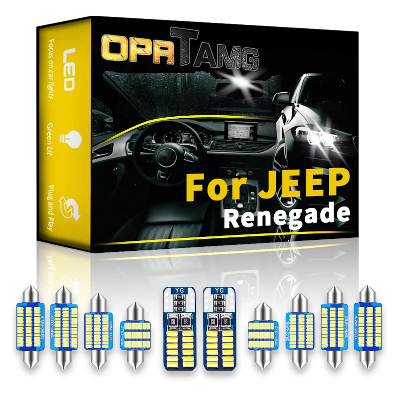 OPRTAMG Canbus для JEEP Renegade 2004 2005 2006 2007 2008 2009 2010-2022 Автозапчасти для внутреннего освещения сигнальные огни светодиодные фонари
OPRTAMG Canbus для JEEP Renegade 2004 2005 2006 2007 2008 2009 2010-2022 Автозапчасти для внутреннего освещения сигнальные огни светодиодные фонари
