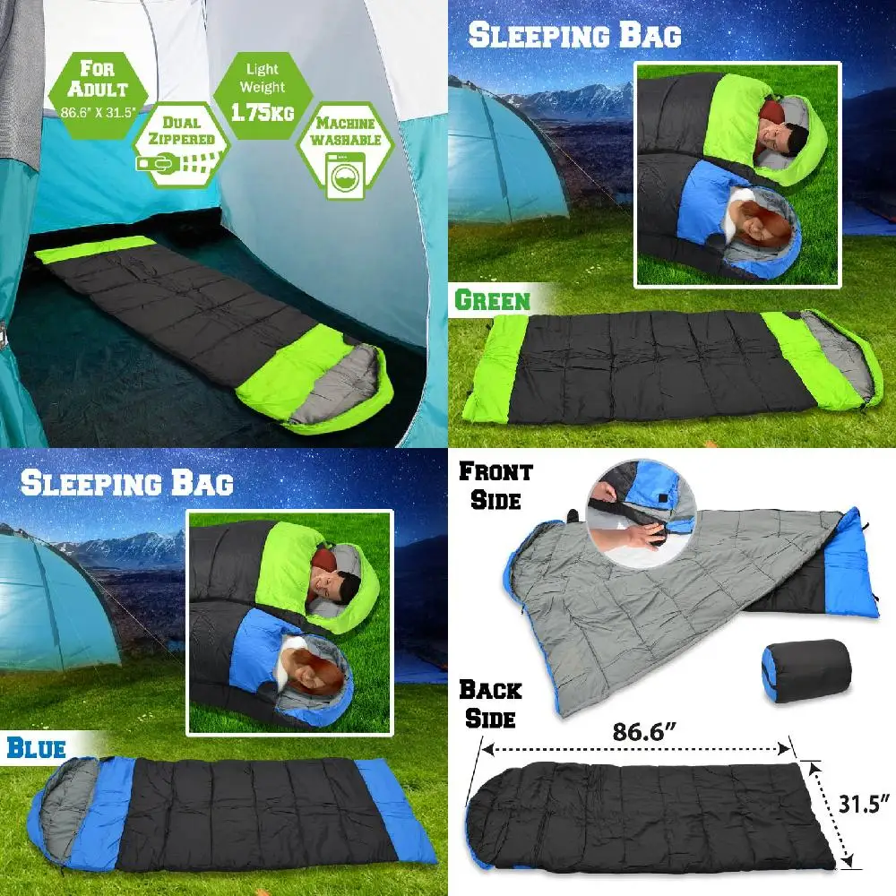 . Amazing Green Super Convenient Hooded Camping Sleep Bag with Carry Bag for Indoor or Outdoor - 128 Characters
. Amazing Green Super Convenient Hooded Camping Sleep Bag with Carry Bag for Indoor or Outdoor - 128 Characters