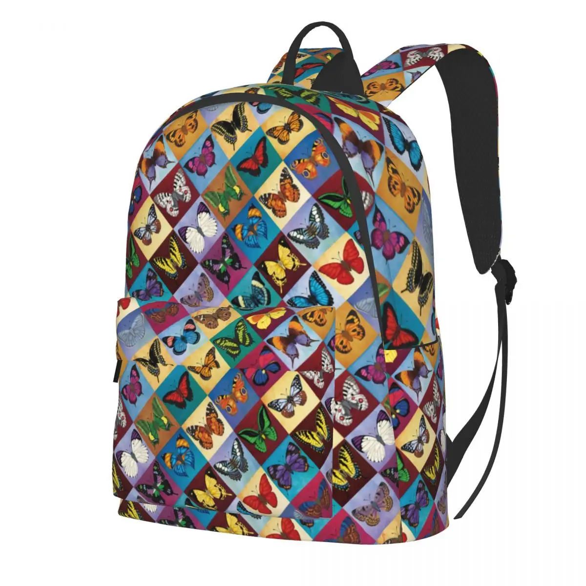 Butterfly Patchwork Backpack Animal Plaid Print Cute Backpacks Student Trekking Breathable School Bags Custom Rucksack
Butterfly Patchwork Backpack Animal Plaid Print Cute Backpacks Student Trekking Breathable School Bags Custom Rucksack