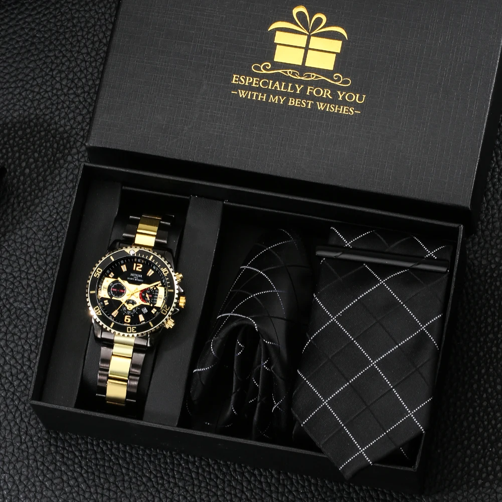 Business Watch Men Stainless Steel Band Quartz Wristwatch Night Light Waterproof 30M Calendar Watch Tie Gift for Man Dad Husband
Business Watch Men Stainless Steel Band Quartz Wristwatch Night Light Waterproof 30M Calendar Watch Tie Gift for Man Dad Husband