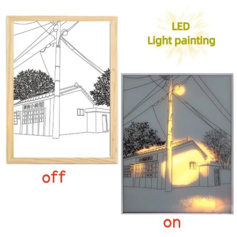 Light Painting Led Night Light Bedside Lamp Atmosphere Table Lamp Wall Decor Bedroom Home Decoration Gift Room Decor Aesthetic
Light Painting Led Night Light Bedside Lamp Atmosphere Table Lamp Wall Decor Bedroom Home Decoration Gift Room Decor Aesthetic