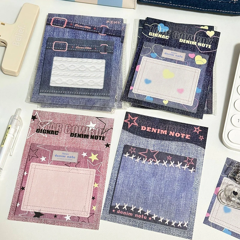40PCS/set Vintage Sticky Notes Denim Style Sticker Simple Notes Memo Pads Student Stationery Supplies Office School Accessories
40PCS/set Vintage Sticky Notes Denim Style Sticker Simple Notes Memo Pads Student Stationery Supplies Office School Accessories