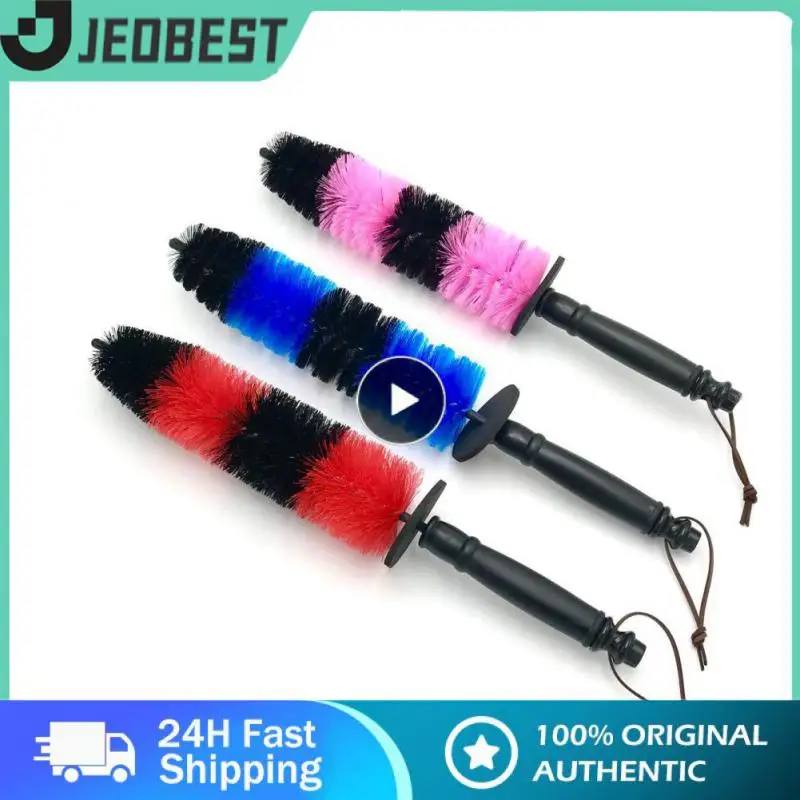 

Wheel Wash Brush Universal With Plastic Handle Wheel Rim Detailing Brush Not Easy To Deform Not Easy To Lose Hair Portable