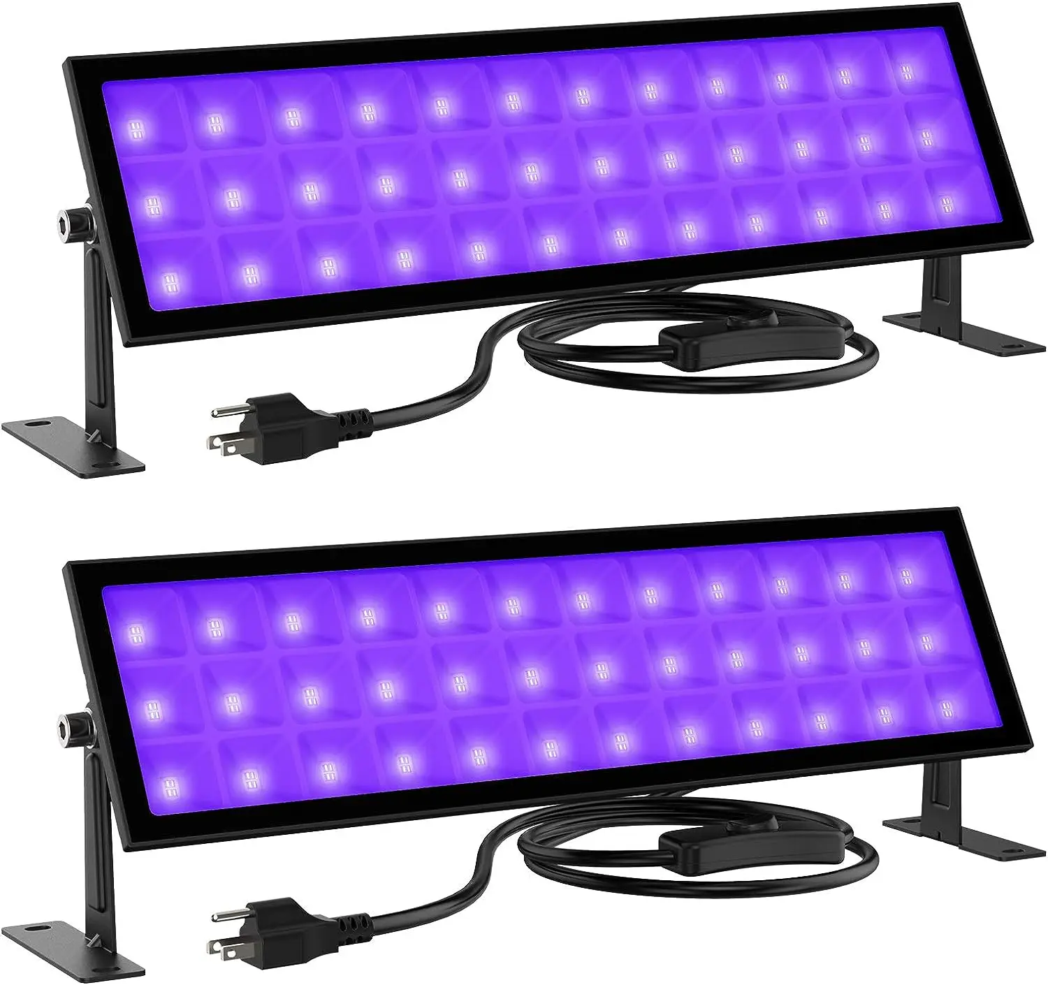 Pack 72W Black Light Bar, LED Blacklight with Plug and Switch, Black Light Flood Light, IP66 Waterproof LED Black Lights for Glo
Pack 72W Black Light Bar, LED Blacklight with Plug and Switch, Black Light Flood Light, IP66 Waterproof LED Black Lights for Glo