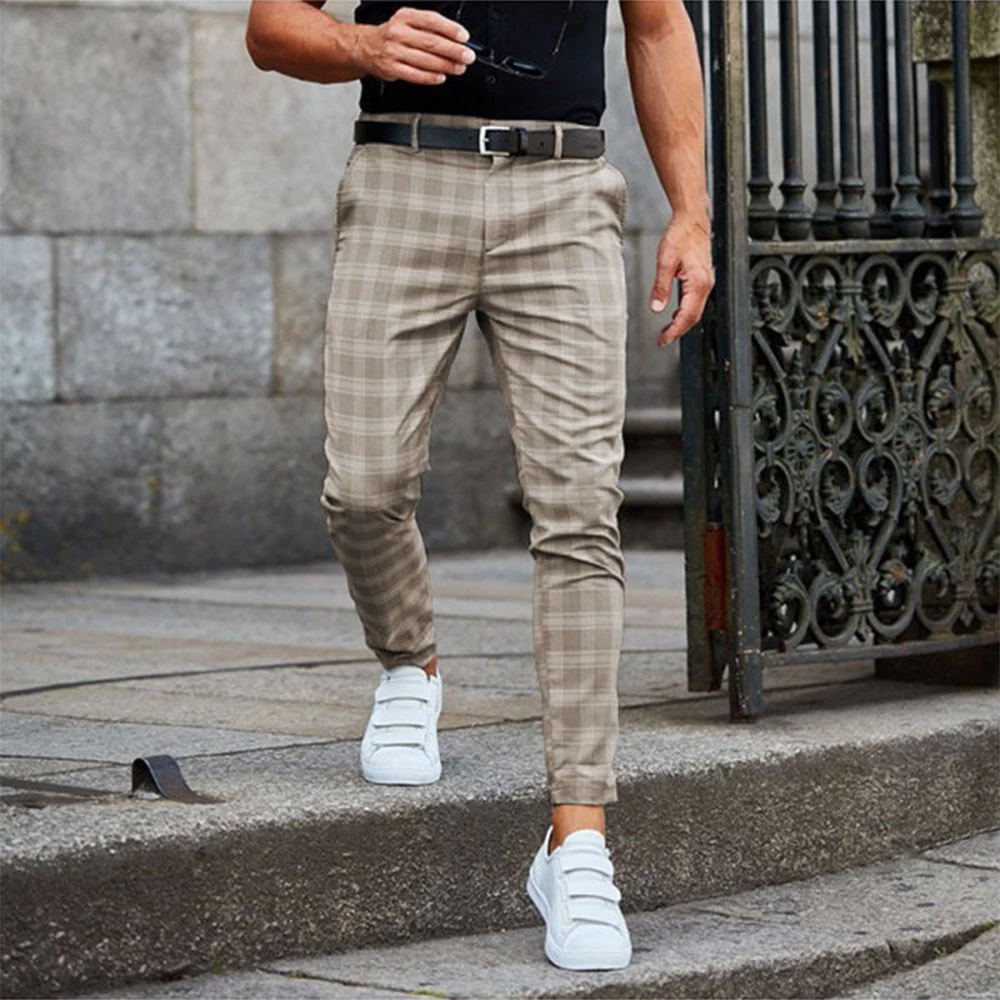 Durable High Quality New 2021 Pants Skinny Sport Business Joggers Lattice Plaid Long Pencil Plus Size Slim Fit
Durable High Quality New 2021 Pants Skinny Sport Business Joggers Lattice Plaid Long Pencil Plus Size Slim Fit