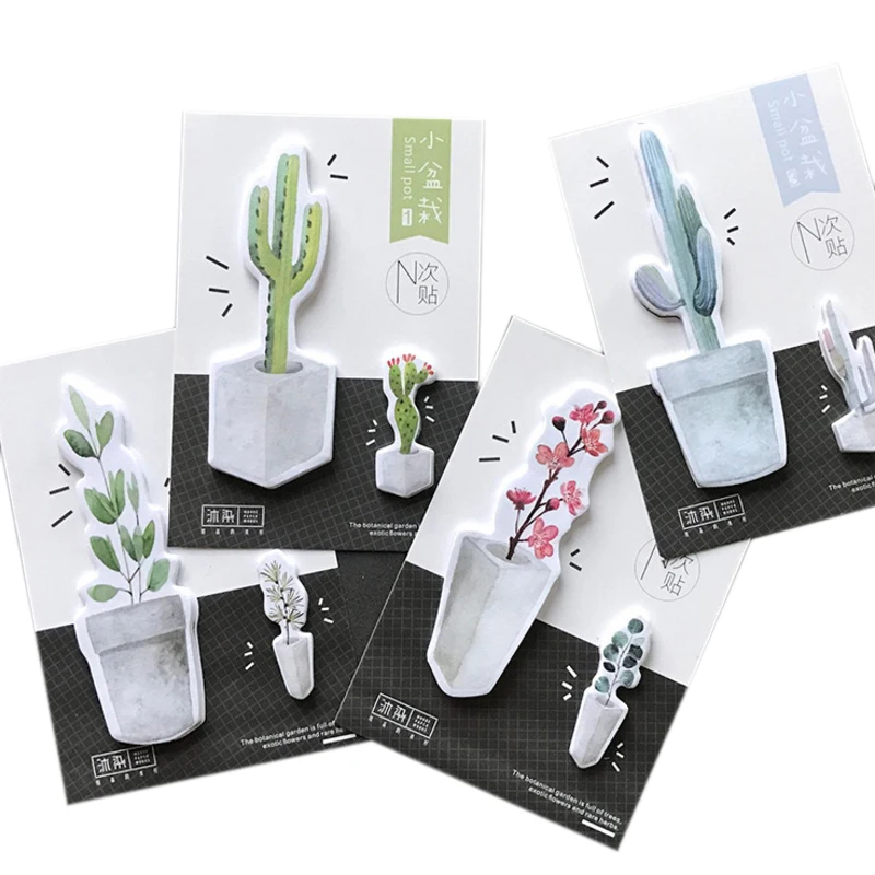 1pack/lot Small Potted Four Selections Sticky Notes Kawaii Office And Supplies Decotions
1pack/lot Small Potted Four Selections Sticky Notes Kawaii Office And Supplies Decotions