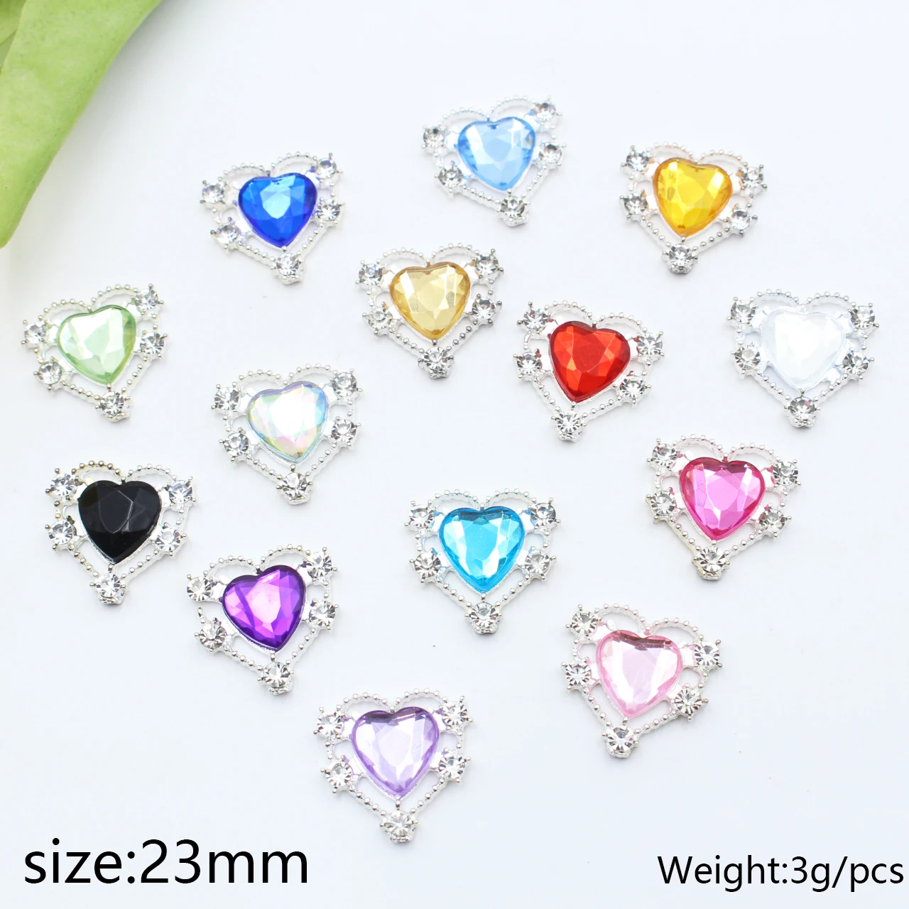 Fashion New Heart Alloy Buttons Silver 5Pcs/lot23mm Acrylic Rhinestones Buttons DIY Handwork Sewing Decoration Metal Accessories
Fashion New Heart Alloy Buttons Silver 5Pcs/lot23mm Acrylic Rhinestones Buttons DIY Handwork Sewing Decoration Metal Accessories
