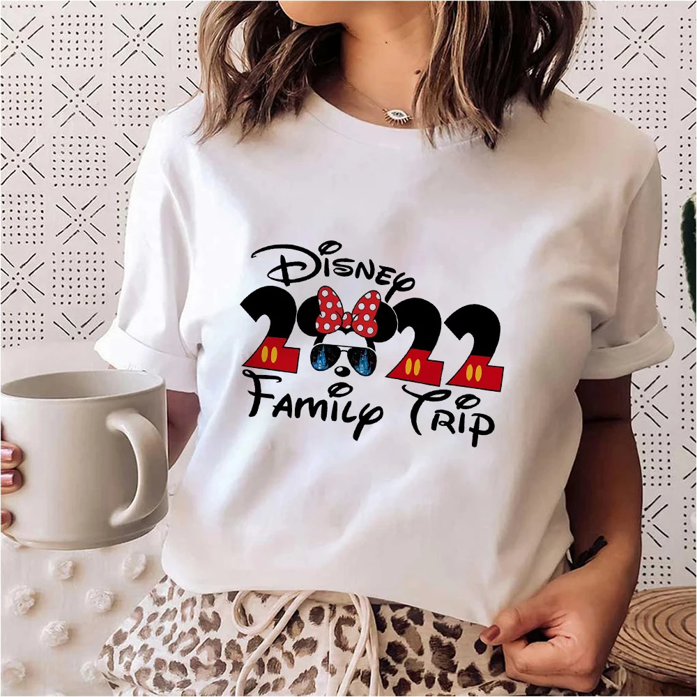 Disney 2022 Family Trip Clothes For Women Minnie Fashion Summer Camiseta Mujer Short Sleeve Disneyland Travel T-shirt Streetwear
Disney 2022 Family Trip Clothes For Women Minnie Fashion Summer Camiseta Mujer Short Sleeve Disneyland Travel T-shirt Streetwear