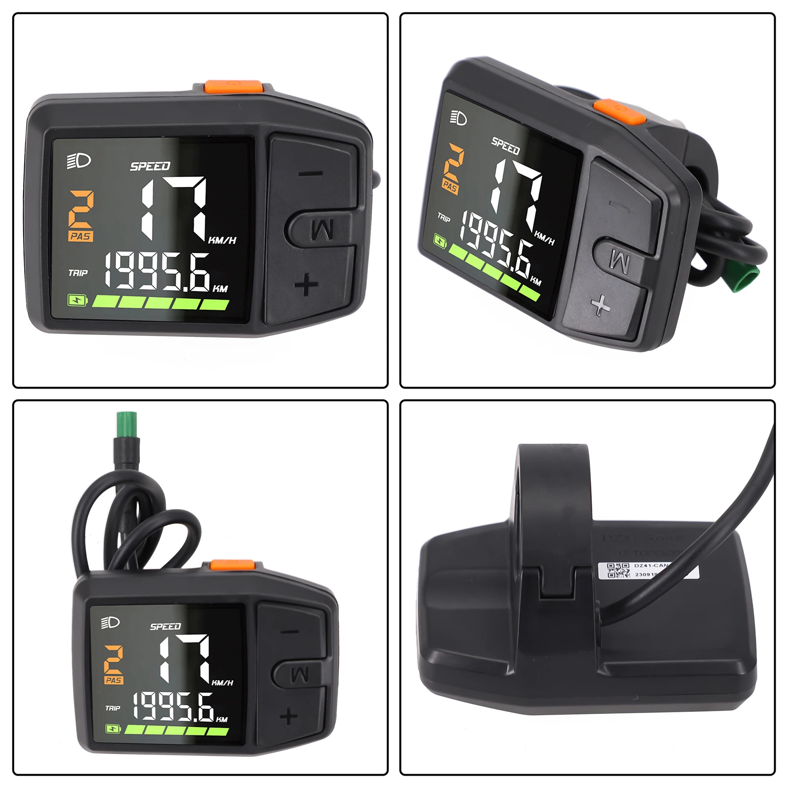 E-BIKE Display DISPLAY Display, Accessories UART/CAN Protocol Black. Metal+Plastic. Monitor Picture 20*15*10cm. 200g.
E-BIKE Display DISPLAY Display, Accessories UART/CAN Protocol Black. Metal+Plastic. Monitor Picture 20*15*10cm. 200g.
