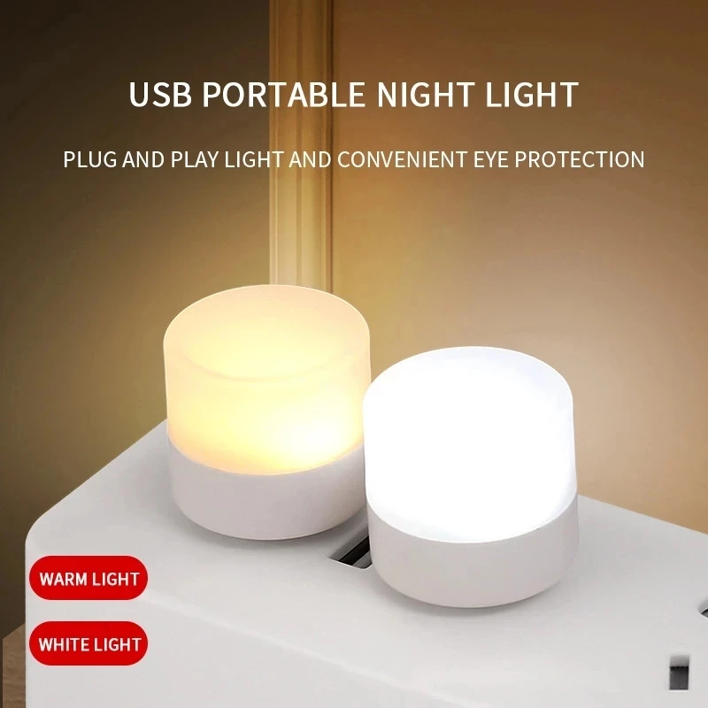 USB Night Light Mini Led Night Light Usb Plug Lamp Power Bank Charging Usb Book Lights Small Round Reading Eye Protection Lamps
USB Night Light Mini Led Night Light Usb Plug Lamp Power Bank Charging Usb Book Lights Small Round Reading Eye Protection Lamps