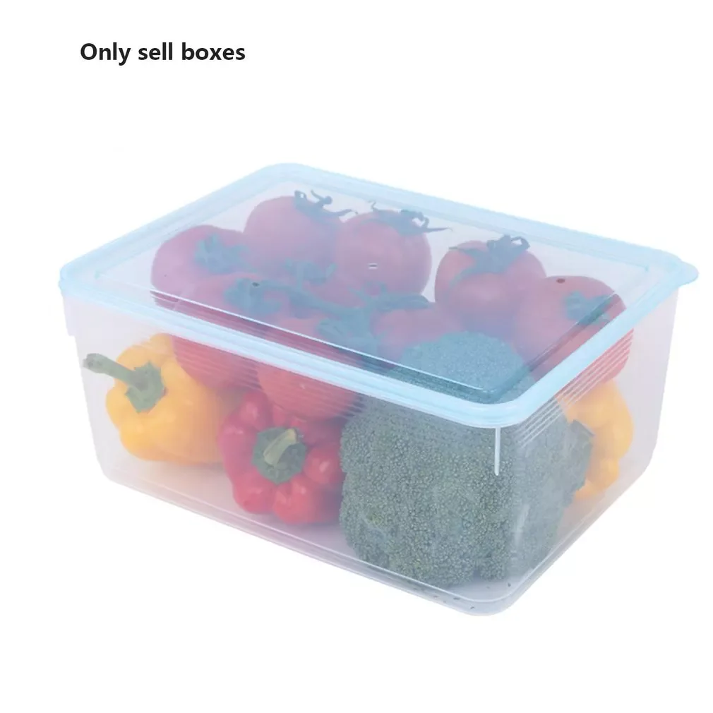 NEW IN Transparent Storage Box 8L Refrigerator Large Capacity Food Storage Box Plastic Sealed Box For Food Egg Fruit
NEW IN Transparent Storage Box 8L Refrigerator Large Capacity Food Storage Box Plastic Sealed Box For Food Egg Fruit