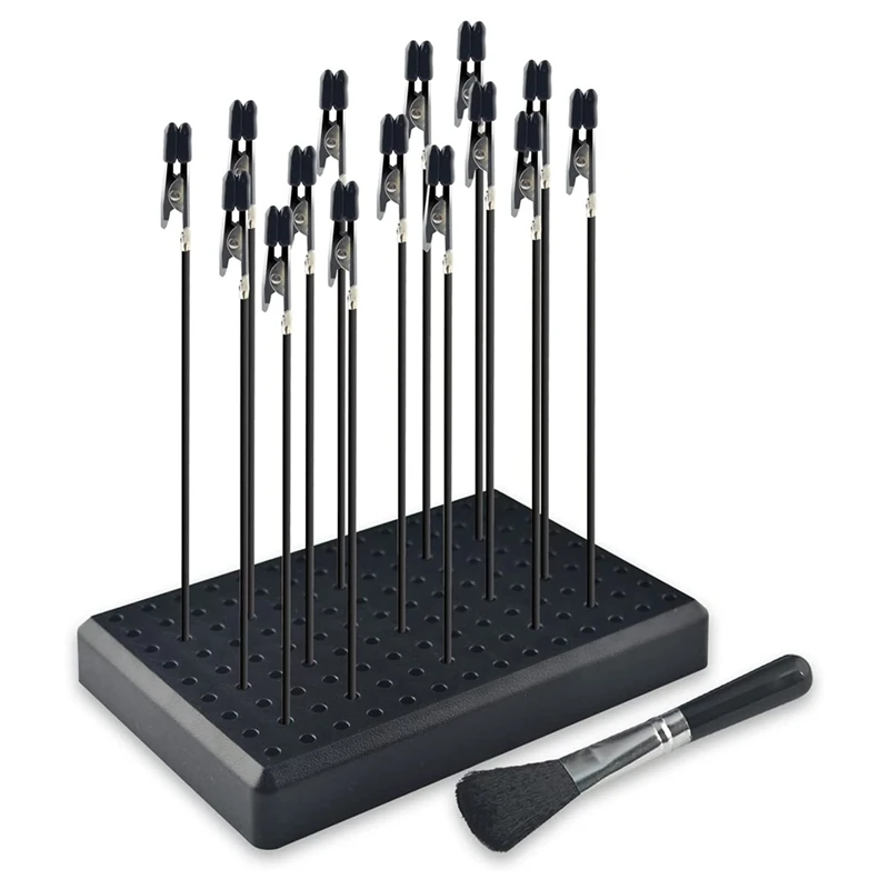 15 Pcs Alligator Clip Sticks With Base Holder Modeling Tools For Airbrush Hobby Model Parts
15 Pcs Alligator Clip Sticks With Base Holder Modeling Tools For Airbrush Hobby Model Parts