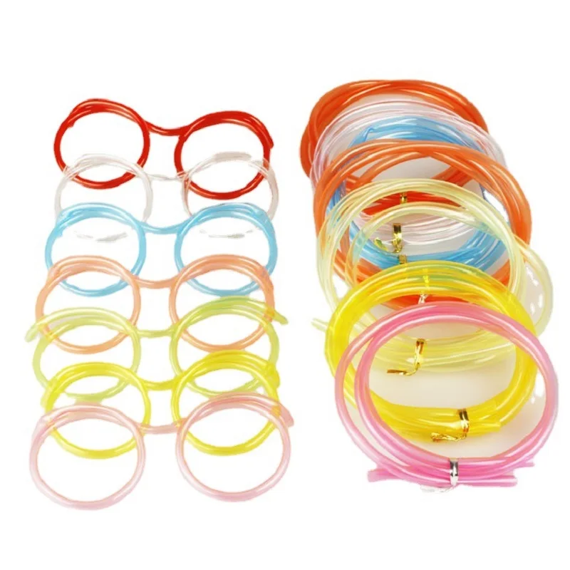 Creative fun and funny children's glasses straw eye straw art DIY modeling straw birthday party personality cold drink straw 
Creative fun and funny children's glasses straw eye straw art DIY modeling straw birthday party personality cold drink straw