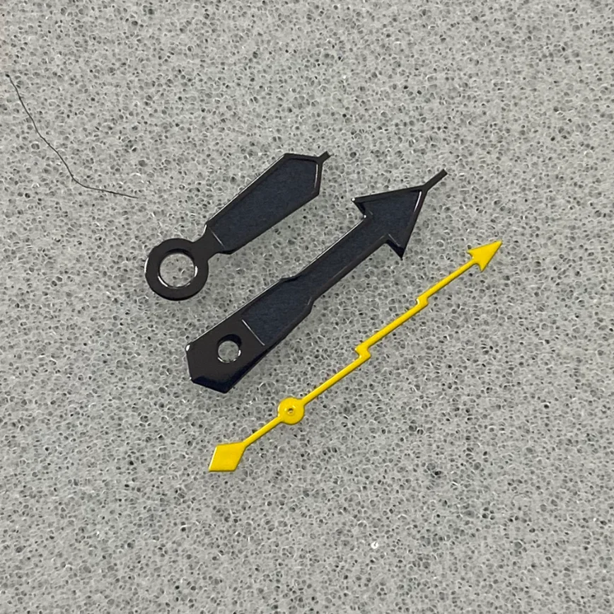 Watch Accessories 12.5mm Hands All Black Hands Faint Green Luminous Lightning Seconds for NH35/364R/7S Movement
Watch Accessories 12.5mm Hands All Black Hands Faint Green Luminous Lightning Seconds for NH35/364R/7S Movement