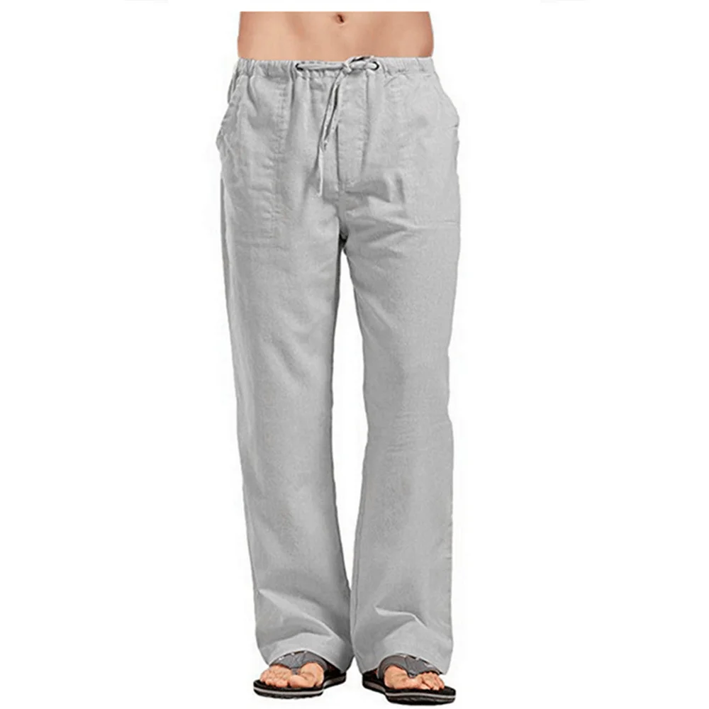 Spring Autumn Men's Cotton Linen Pants Solid Color Breathable Linen Trousers Male Casual Elastic Waist Fitness Sweatpants S-5XL
Spring Autumn Men's Cotton Linen Pants Solid Color Breathable Linen Trousers Male Casual Elastic Waist Fitness Sweatpants S-5XL