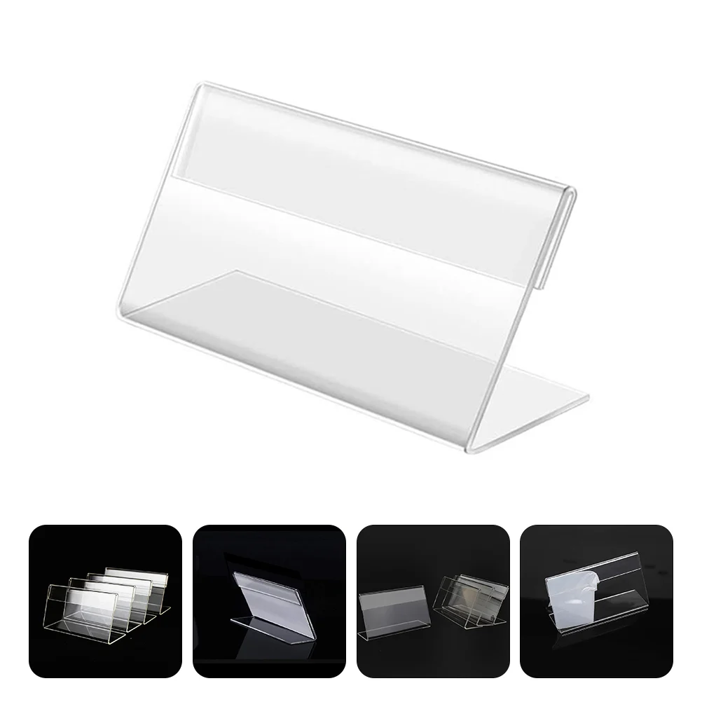 20 Pcs Price Display Board Tag Showing Stand Picture Stands Sign Holder Small Acrylic Desktop Rack
20 Pcs Price Display Board Tag Showing Stand Picture Stands Sign Holder Small Acrylic Desktop Rack