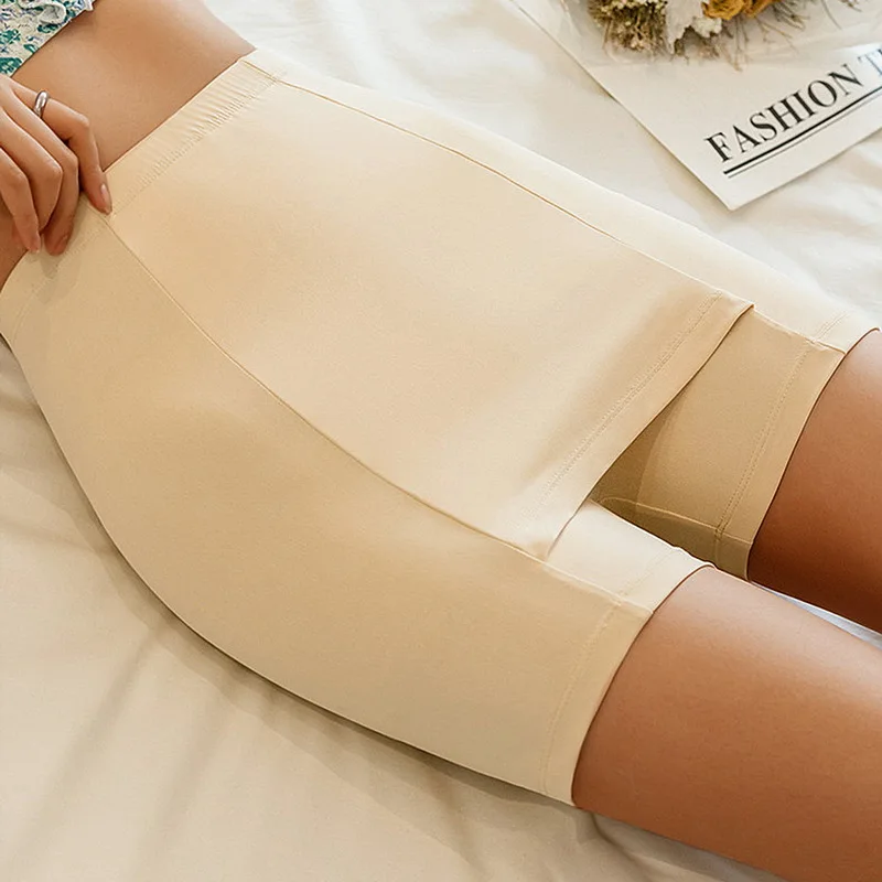 Ice Silk High Waist Safety Pants Boxer Women Thin Sliming Fit Women'S Summer Shorts Double Layer Seamless Skirt Shorts Underwear
Ice Silk High Waist Safety Pants Boxer Women Thin Sliming Fit Women'S Summer Shorts Double Layer Seamless Skirt Shorts Underwear