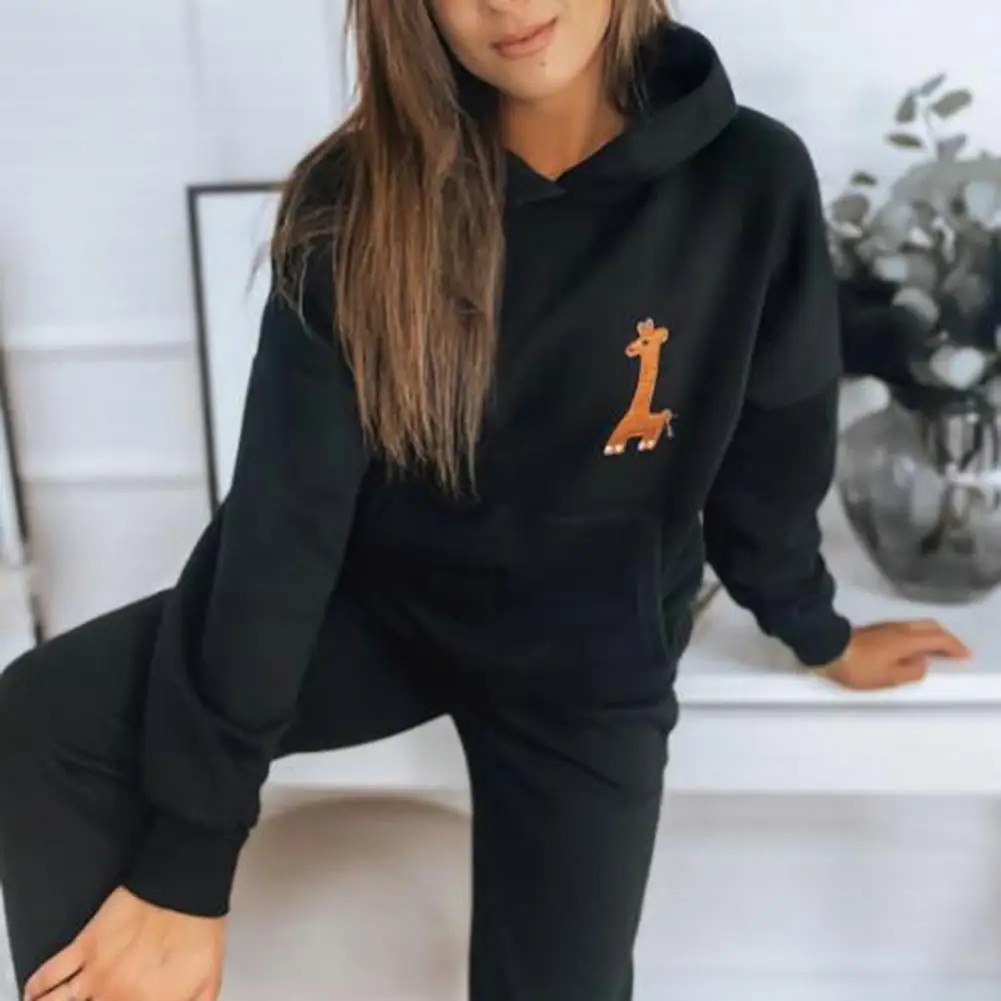 2Pcs/Set Sweatshirt Pants Set Breathable Sporty Outfit Solid Color Hooded Sporty Outfit
2Pcs/Set Sweatshirt Pants Set Breathable Sporty Outfit Solid Color Hooded Sporty Outfit