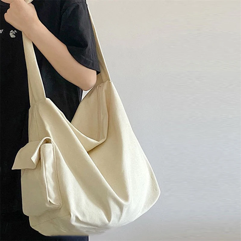 Ins New Female Student Korean Fashion Canvas Messenger Bag Casual Lazy Style Woman Shoulder Bag Large Capacity Tote Handbag
Ins New Female Student Korean Fashion Canvas Messenger Bag Casual Lazy Style Woman Shoulder Bag Large Capacity Tote Handbag