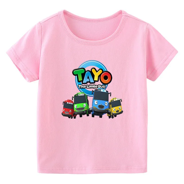 2022 Summer Children'S Clothing 100% Cotton T Shirt Funny Tayo And Little Friends Bus Cartoon Print T-Shirt For Boys Cute Kids
2022 Summer Children'S Clothing 100% Cotton T Shirt Funny Tayo And Little Friends Bus Cartoon Print T-Shirt For Boys Cute Kids