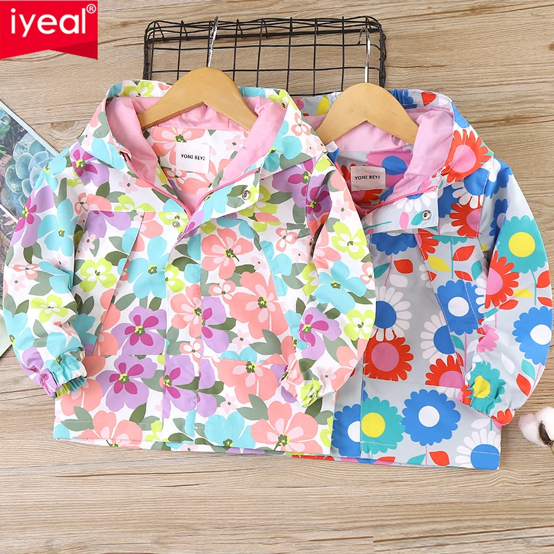 IYEAL Children Hooded Jackets Kids Outwear Flower Print Rainbow Girls Coat Children Clothes Spring Autumn Jackets for Girls
IYEAL Children Hooded Jackets Kids Outwear Flower Print Rainbow Girls Coat Children Clothes Spring Autumn Jackets for Girls