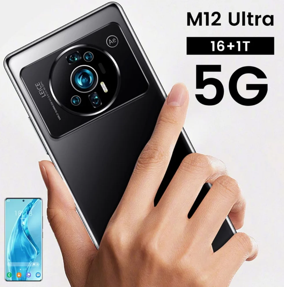 Фонарь 2022 Новинка M12 + Ультра 7,3 дюймовые смартфоны 16 ГБ + ТБ 7300 мАч 4G/искусственная кожа разблокировка сети сотовый телефон две SIM-карты телеф...
Фонарь 2022 Новинка M12 + Ультра 7,3 дюймовые смартфоны 16 ГБ + ТБ 7300 мАч 4G/искусственная кожа разблокировка сети сотовый телефон две SIM-карты телеф...