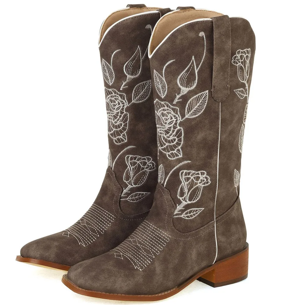 AOSPHIRAYLIAN Western White Sewing Floral Cowboy Boots For Women 2023 Embroidery Fashion Vintage Patchwork Women's Retro Shoes
AOSPHIRAYLIAN Western White Sewing Floral Cowboy Boots For Women 2023 Embroidery Fashion Vintage Patchwork Women's Retro Shoes