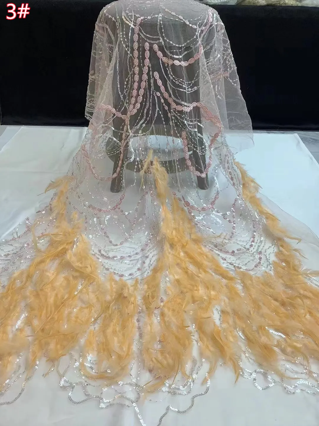 Новинка 2023, роскошная серия кружева 3D в европейском стиле, французская Тюлевая ткань, качественное свадебное платье/5 ярдов
Новинка 2023, роскошная серия кружева 3D в европейском стиле, французская Тюлевая ткань, качественное свадебное платье/5 ярдов