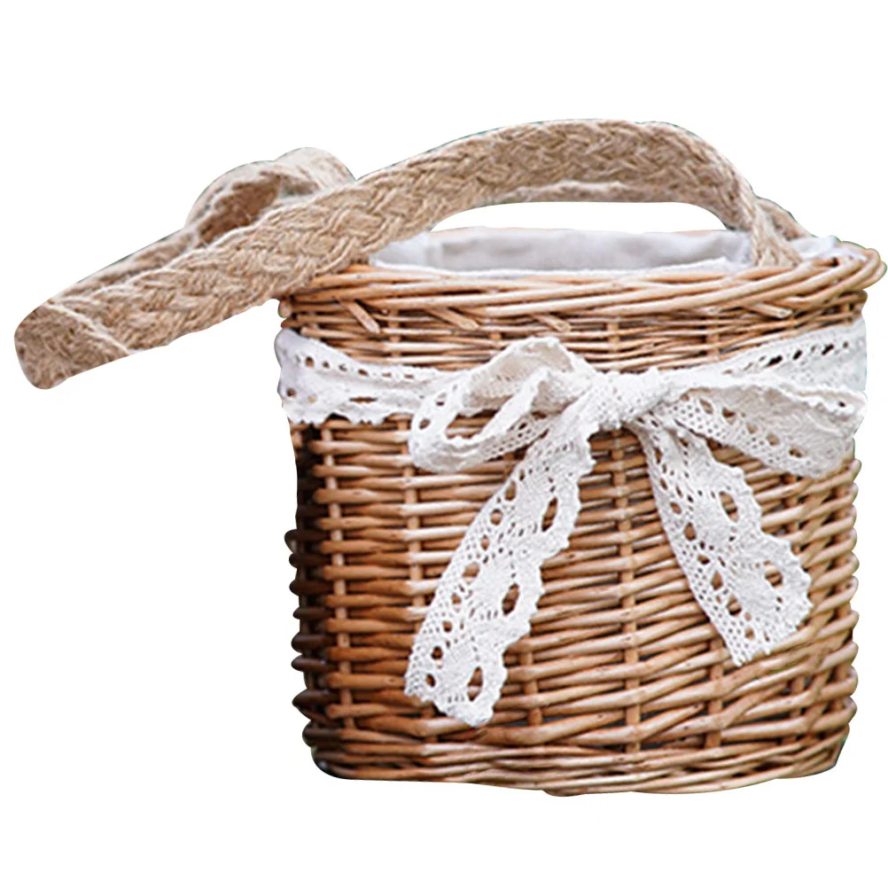 Rattan Portable Storage Basket Hand Decor Unique Woven Handle Candy Wedding Decorations Home Organizing Flower
Rattan Portable Storage Basket Hand Decor Unique Woven Handle Candy Wedding Decorations Home Organizing Flower