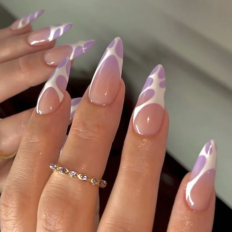 24pcs French Natural Nude Almond Nails Decals Glitter Stripe Rhinestone False Nails Artificial Nails Full Cover Wearable
24pcs French Natural Nude Almond Nails Decals Glitter Stripe Rhinestone False Nails Artificial Nails Full Cover Wearable