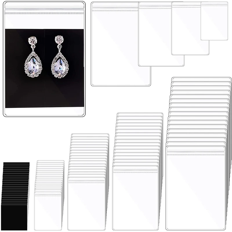 120Pcs Clear Plastic Jewelry Bags Anti Tarnish Strips Sets,20 Strip Tabs For Earring Rings Necklace Jewelry Storage
120Pcs Clear Plastic Jewelry Bags Anti Tarnish Strips Sets,20 Strip Tabs For Earring Rings Necklace Jewelry Storage