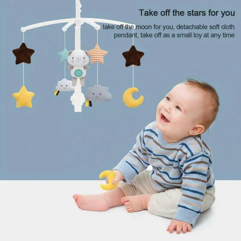 Music Box Baby Rattles Crib Bed Hanging Bell Parts Mobile Hanging Bell Toy Toddler Clockwork Funny baby artifact 360 ° Rotating
Music Box Baby Rattles Crib Bed Hanging Bell Parts Mobile Hanging Bell Toy Toddler Clockwork Funny baby artifact 360 ° Rotating