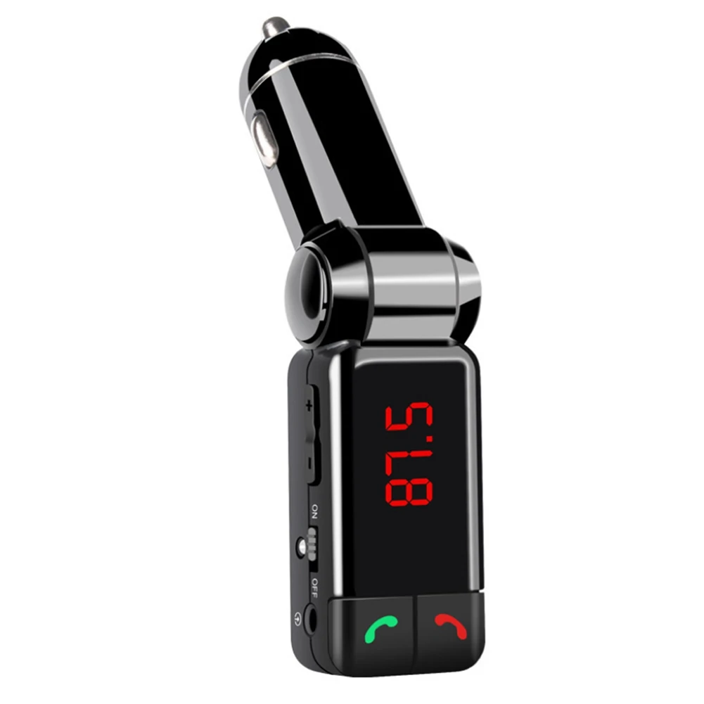 BC06 Car Mp3 Player Bluetooth Music Receiver Adapter Handsfree FM Transmitter with LCD Display Dual USB Car Charger
BC06 Car Mp3 Player Bluetooth Music Receiver Adapter Handsfree FM Transmitter with LCD Display Dual USB Car Charger