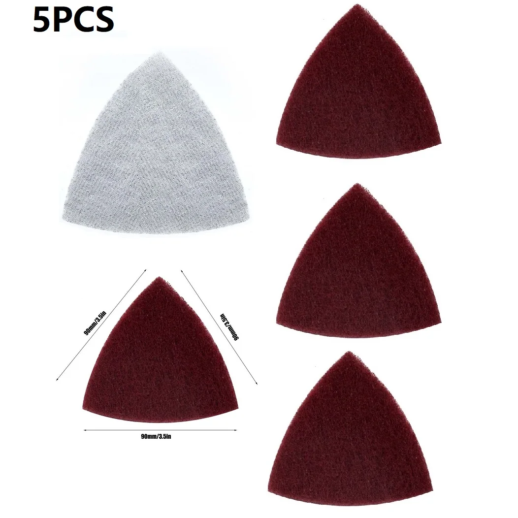 5pcs Self-adhesive Scouring Pad 400# Red Triangle Nylon Polishing Pad 90mm For Self Adhesive Type Sandpaper Grinding Polishing
5pcs Self-adhesive Scouring Pad 400# Red Triangle Nylon Polishing Pad 90mm For Self Adhesive Type Sandpaper Grinding Polishing