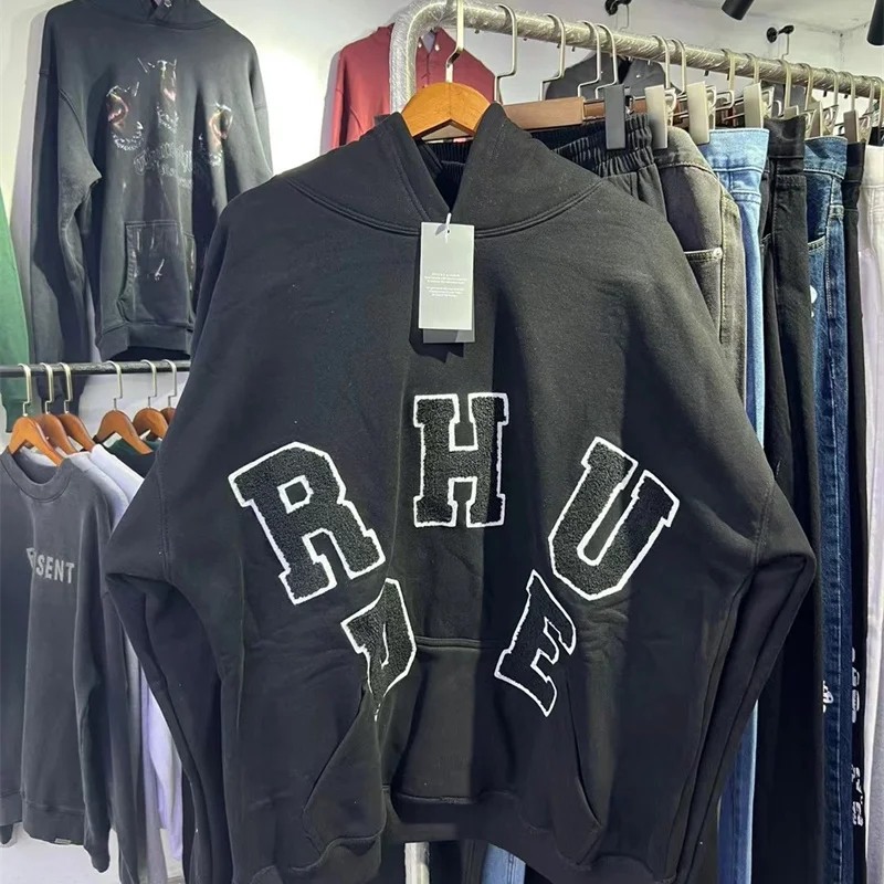 Good Quality RHUDE Oversized Women Hoodie Pullover Sweatshirt Mens Clothing 1:1RHUDE Flocking Embroidered Fashion Hoodie Men
Good Quality RHUDE Oversized Women Hoodie Pullover Sweatshirt Mens Clothing 1:1RHUDE Flocking Embroidered Fashion Hoodie Men