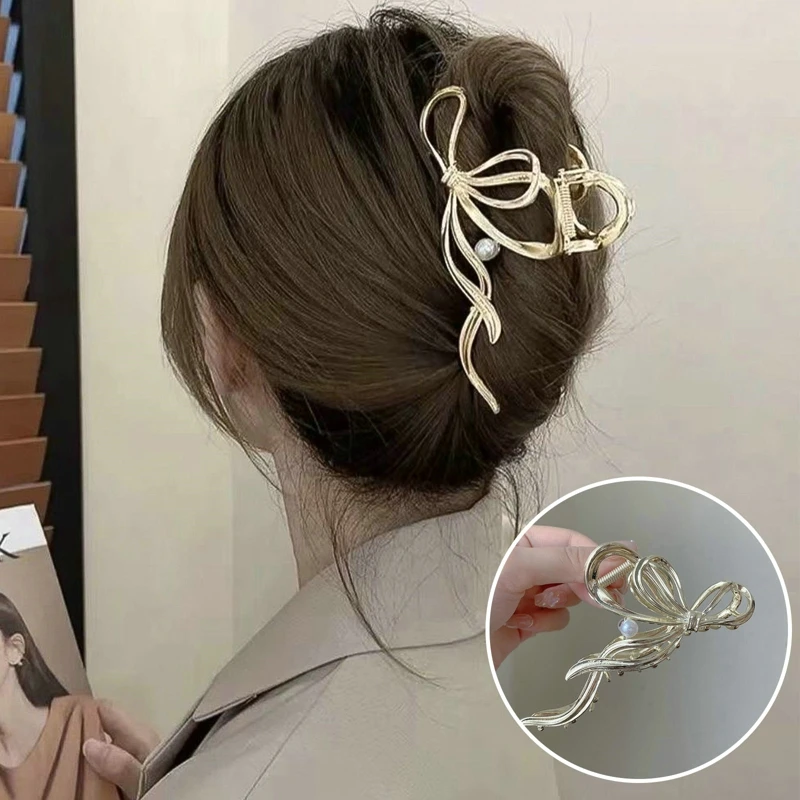 2022 Gold Silver Alloy Pearl Float Hairpin Korean Claw New Summer Fashion 2022 Ponytail Claw Clip Tyle Hair Clip For Girl Tiara
2022 Gold Silver Alloy Pearl Float Hairpin Korean Claw New Summer Fashion 2022 Ponytail Claw Clip Tyle Hair Clip For Girl Tiara