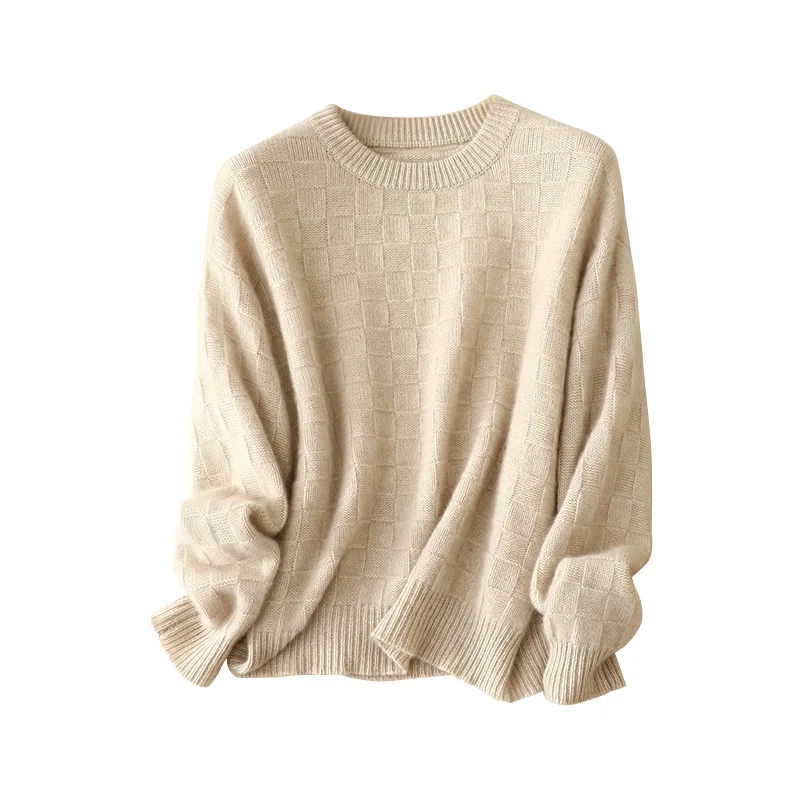 100% Cashmere Sweaters Women High Quality Korean Fashion O-Neck Loose Fit Office Lady Autumn/Winter Tops Women 2022
100% Cashmere Sweaters Women High Quality Korean Fashion O-Neck Loose Fit Office Lady Autumn/Winter Tops Women 2022