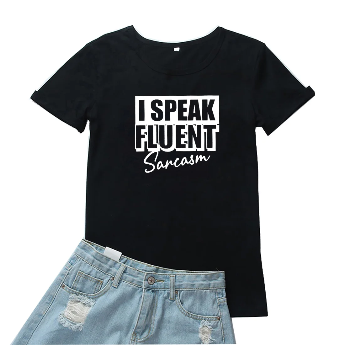 I Speak Fluent Sarcasm Women Tshirt Letters Tee Women T-shirt Women Women T Shirt
I Speak Fluent Sarcasm Women Tshirt Letters Tee Women T-shirt Women Women T Shirt