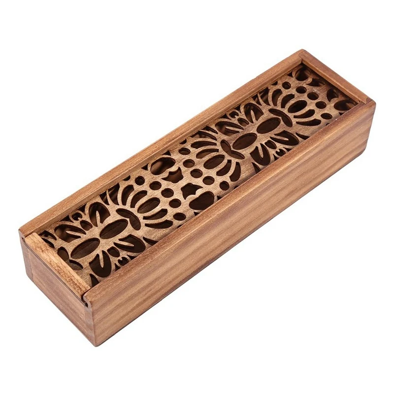 Stationery Box Wooden Pencil Case Hollow Pencil Case Storage Box Student School Office Gift Box
Stationery Box Wooden Pencil Case Hollow Pencil Case Storage Box Student School Office Gift Box