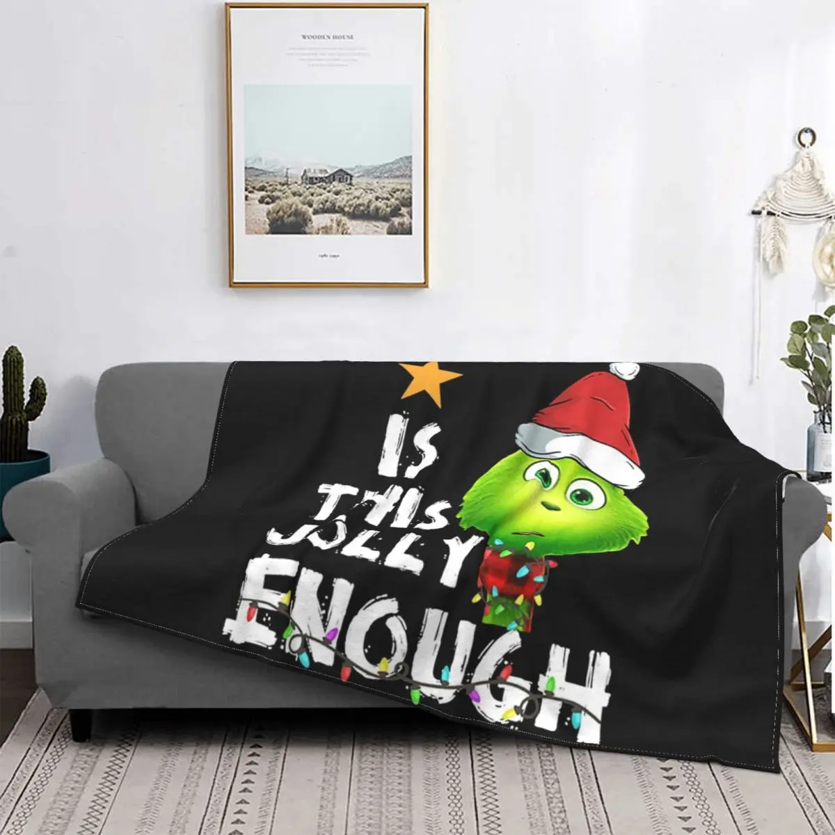 Is This Jolly Enough Blanket Grinch Stole Christmas Plush Warm SuperSoft Fleece Throw Blanket For Sofa Bedspread Cover Couch
Is This Jolly Enough Blanket Grinch Stole Christmas Plush Warm SuperSoft Fleece Throw Blanket For Sofa Bedspread Cover Couch